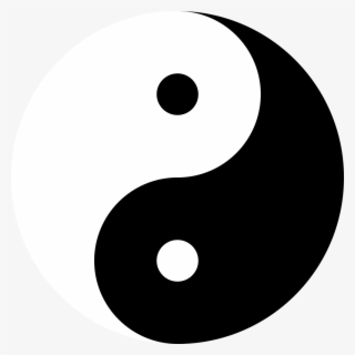 Yin And Yang, Harmony, Black, White, Balance, Yang, - Yin Yang Clip Art