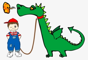 Dragon On A Leash Clipart Png For Web