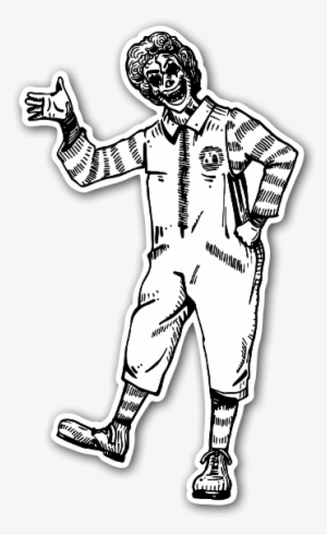 Ronald Mcdonald Sticker - Ronald Mcdonald Vector