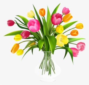 Bouquet Of Tulips Clipart