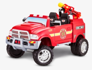 Ram 3500 Fire Truck - Kidtrax 12 Ram 3500 Fire Truck