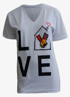 Alpha Delta Pi Ronald Mcdonald House V-neck By Adam - Ronald Mcdonald House Charity Shirts