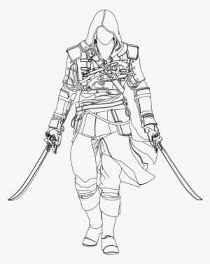 Vector Black And White Library Assassins Creed At Getdrawings - Dibujos De Assassin's Creed
