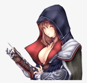 Anime Girl Assassin - Female Assassin Creed Anime
