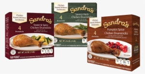 Drumsticks - Sandras Chicken, Creamy Jalapeno - 2 Entrees, 10 Oz