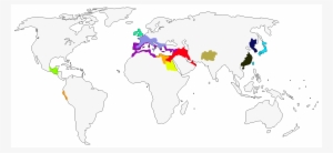Drumsticks Taste Good - World Map Without Labels