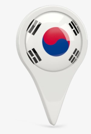 Illustration Of Flag Of South Korea - South Korea Flag Icon