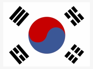 Flag Of Republic Of Korea Logo Png Transparent - South Korea Flag