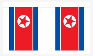 North Korea Flag Bunting - North Korea Flag