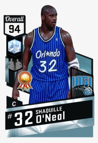 '95 Shaquille O'neal Diamond Card - Diamond Shaquille O Neal 2k17