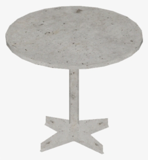 Pedestal Table - End Table