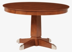 Plaza Pedestal Dining Table - Modern Pedestal Wood Table