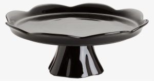 Rococo Noir Black Cake Pedestal Stand - Black Cake Stand By Rosanna