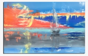 Where The Light Was Born, Oil 140x90cm - Painting