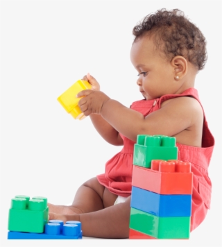 Black Baby No Background - Transparent Background Baby Toys Png