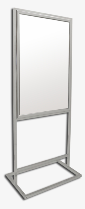 Bass Loc Pedestal Free Standing Frame - Advertising