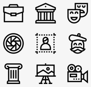 Graphic Stock Artist Vector Art Studio - Travel Icon Transparent Background