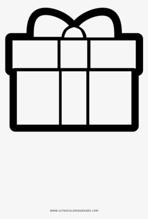 Caja De Regalo Página Para Colorear - Gift