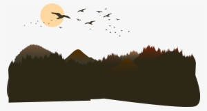 The Mountains Of The Mountain Vector - Mountain Silhouette Vector Png