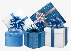 Bellissime Scatole Regalo In Png Pkpbayt - Ella And Viv Paper Company Blue Christmas Morning Paper