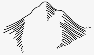 Mountain Underarm Mountain Outline, Map Symbols, Clip - Hill Clipart Black And White
