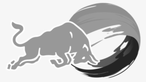 Clip Royalty Free Download Black And White Logos Red - Red Bull Tv Logo Png