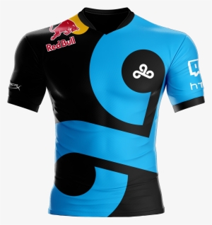 A Mockup Of A Cloud9 Jersey Featuring The Red Bull - Cloud 9 Red Bull Jersey