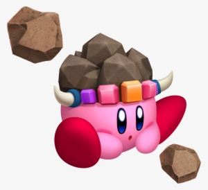 It's Either Rock Kirby Or Stone Kirby - Kirby Return To Dreamland Kirby