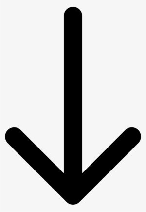 Arrow Pointing To Down - Button