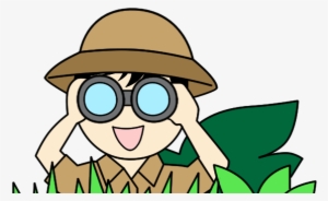 Beet Drawing Watercolor - Explorer With Binoculars Clipart