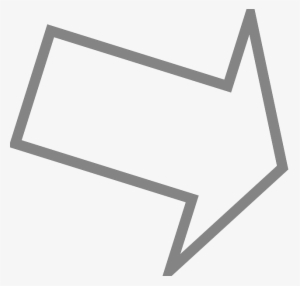 Gray, Right, Outline, Arrow, Down, Direction, Pointing - Finger Pointing Down And To The Right