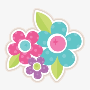 Flower Group Svg Scrapbook Cut File Cute Clipart Files - Scrapbook Flower Png Sticker