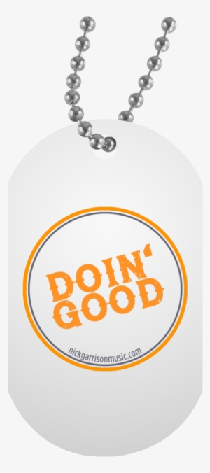 White Dog Tag - Badass Dad White Dog Tag