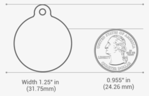 Circle Id Tag Size - Circle