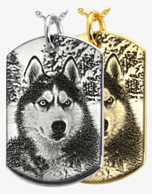 Dog Tag Engraved With Custom Photo Of Your Pet - B&b Dog Tag Actual Pawprint Jewelry