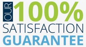 Our 100% Satisfaction Guarantee - 100 Satisfaction Guarantee Logo Png