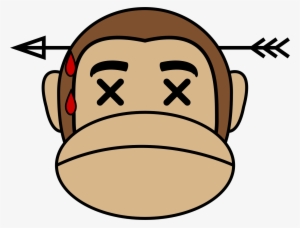 Dead Clipart Emoji - Monkey Emoji