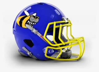 Bath Killer Bees L - Hewitt Trussville High School Football Helmet