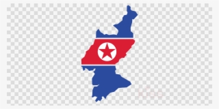 Korea Flag Clipart North Korea South Korea Korean War - Clip Art