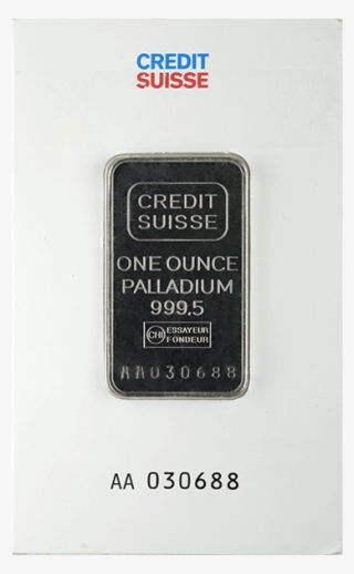 1 Oz Palladium Bar