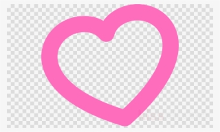 Pink Heart Outline Transparent Png Clipart Heart Clip - Red Colour