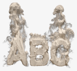 Experimental Smoke Font - Carving