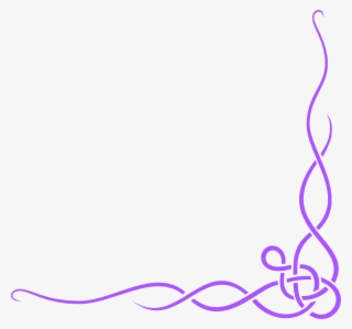 Border Ribbon Clipart - A4 Size Paper Design Border