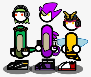 Vector Espio Charmy Thive By Aaron Autumrush - Espio Charmy And Vector