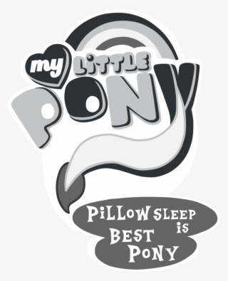 Vector Free Stock Gift Mlp Fim Logo Sleep Version By - My Little Pony
