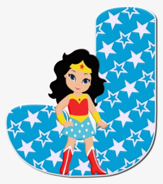 Alfabeto Mulher Maravilha Png - Big Sister/i'm Going