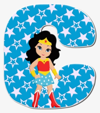 Alfabeto Mulher Maravilha Png - Big Sister/i'm Going