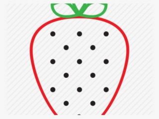 Strawberry Clipart Icon - Circle