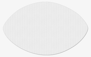 24" X 18" Football Corrugated Plastic Sign Blank - Circle