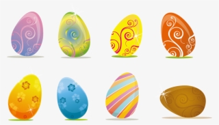 Easter Eggs By Free Vector Stock - Hipster Easter Eggs Vector